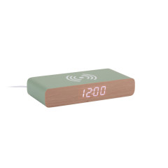 Budík Retro Flat LED Karlsson KA6039GR, 8cm